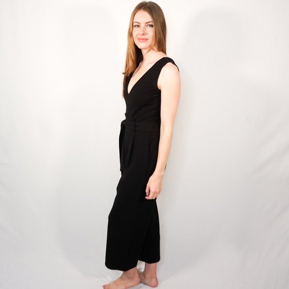 ANTHROPOLOGIE Sleeveless Belted Jumpsuit NWOT - Picture 6 of 7